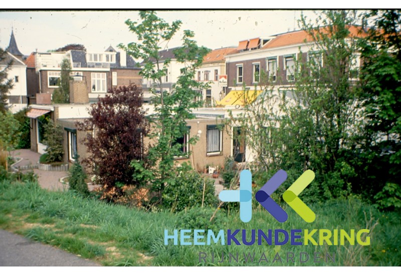 Aanzicht vanaf de Europakade op het huis van Wassing F00001962